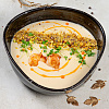 Фото сырный суп с креветкой и фисташкой Севастополь
